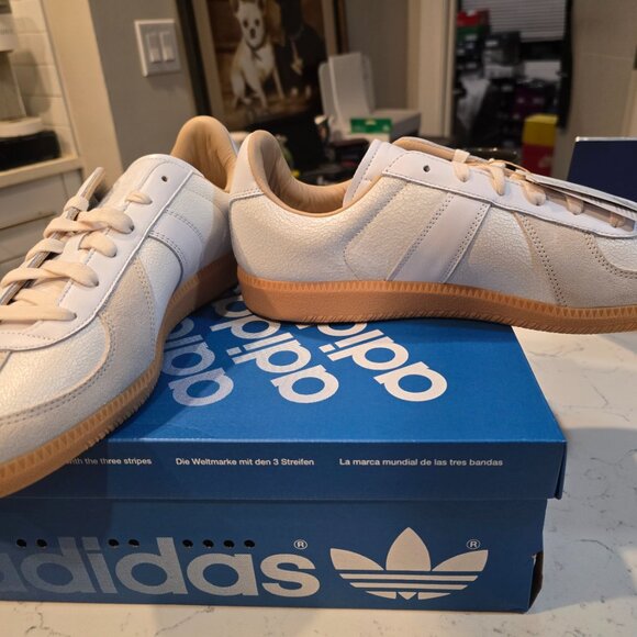 NEW Adidas BW Army Lux Men’s Size 12 White Gum Leather JH7834 SHOES SKATEBOARD - Picture 3 of 16